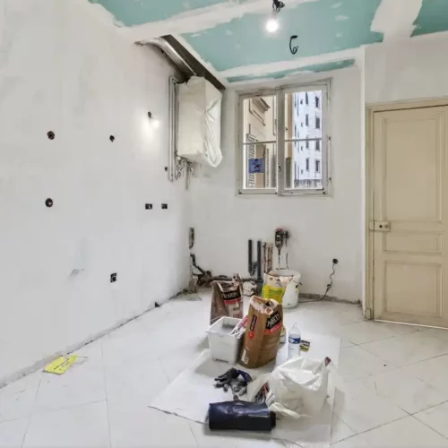 Rénovation complète appartement à Paris - Pendant les travaux